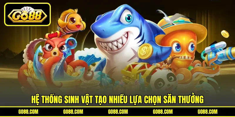 Hệ thống sinh vật tạo nhiều lựa chọn săn thưởng Hệ thống sinh vật tạo nhiều lựa chọn săn thưởng